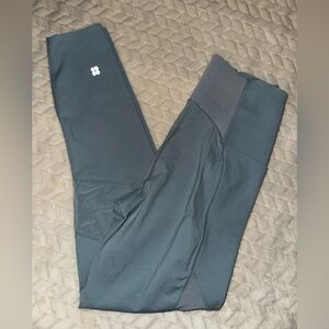 Sweaty Betty High Waisted Power Leggings Umbra Green Size 4